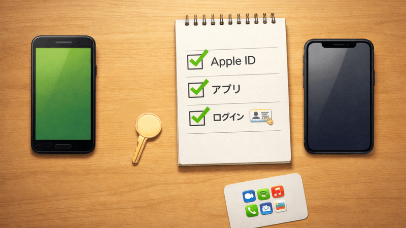 AndroidからiPhoneへ機種変更するための事前準備